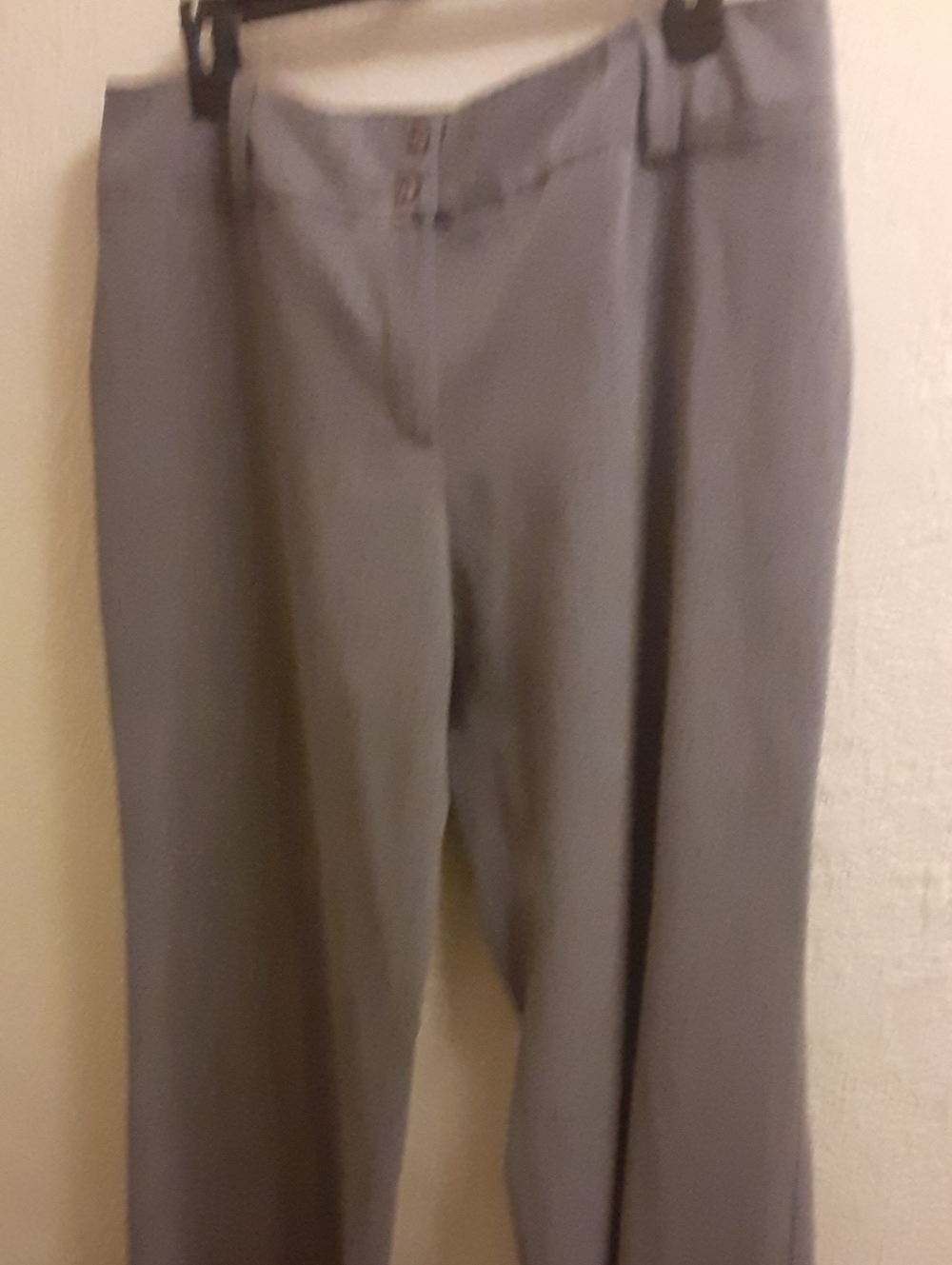AB Studio Women's Straight-Leg Trousers in Gray
